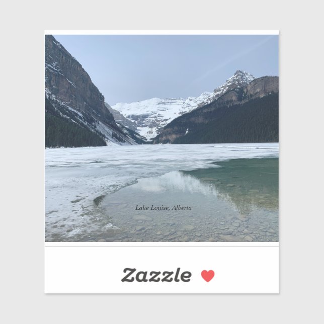 Sticker Lake Louise, Alberta Canadian Rockies (Feuille)