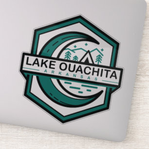 Sticker LAKE OUACHITA arkansas lune hexa