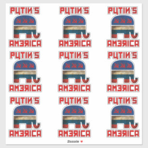 Sticker L'Amérique de Poutine