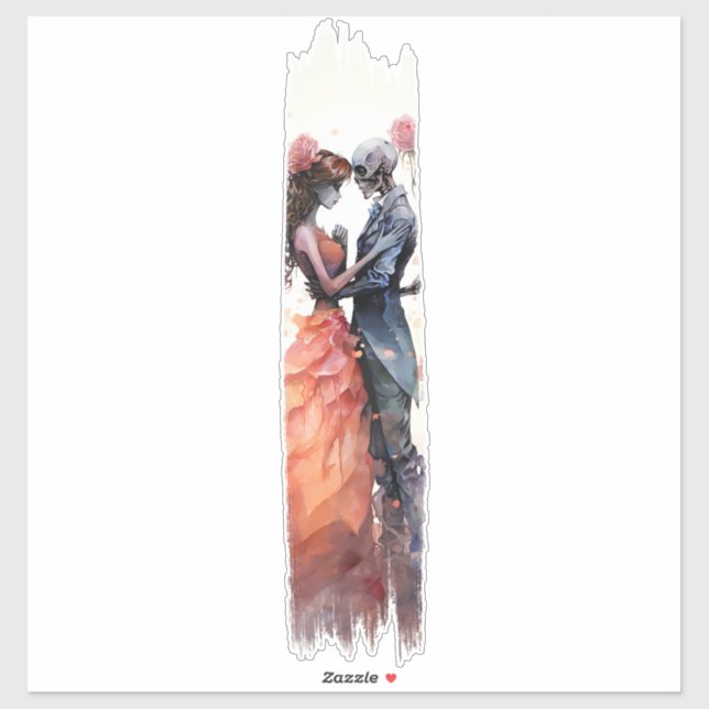 Sticker L'amour au-delà de la vie Brosse (Feuille)