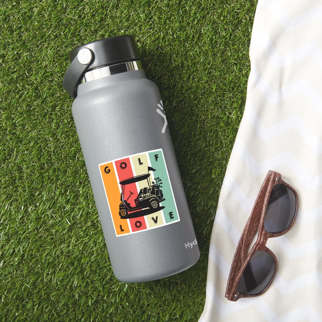Sticker L'amour du golf (HydroFlask Insitu)
