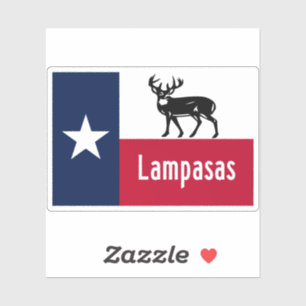 Sticker Lampasas Texas
