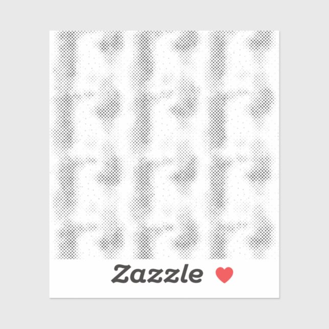 Sticker Langue Conception Quatorze (Feuille)