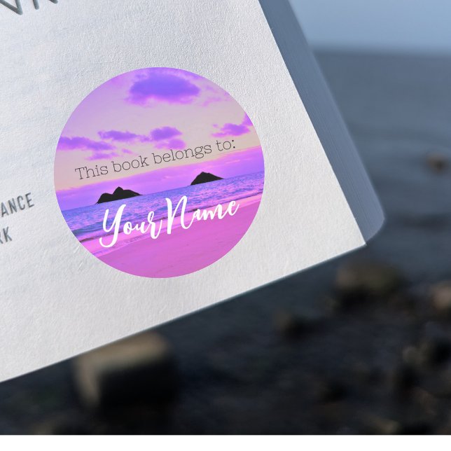 Sticker Lanikai Sunrise Book (Créateur téléchargé)