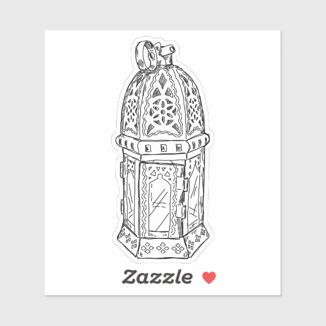 Sticker Lanterne (Feuille)