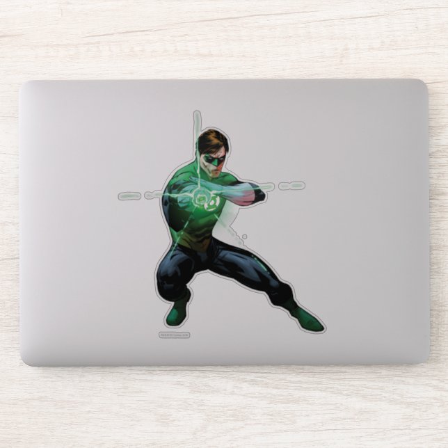 Sticker Lanterne verte et anneau lumineux (Ordinateur)