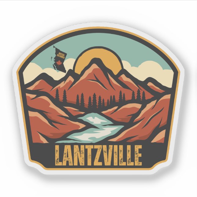 Sticker Lantzville, Colombie-Britannique (Devant)