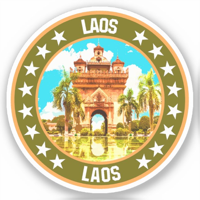 Sticker Laos (Recto)
