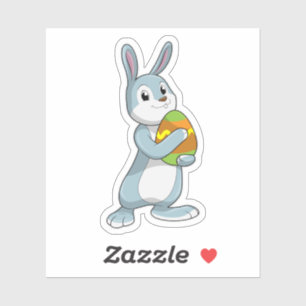 Sticker Lapin avec oeuf