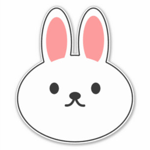 Sticker Lapin de Pâques 