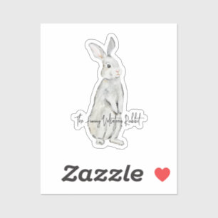 Sticker Lapin de velours drôle