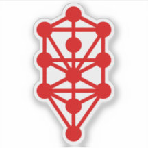 L'Arbre De Vie Qabaliste (rouge)