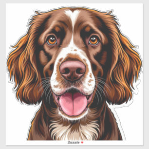 Sticker L'art adorable et charmant de chiots