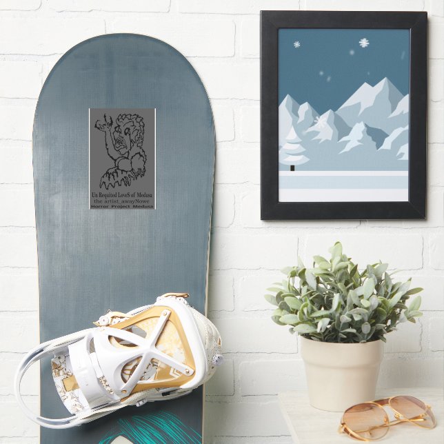 Sticker l'artiste_awaynowE UR LoveS V17 gDessin Horreur (Snowboard)