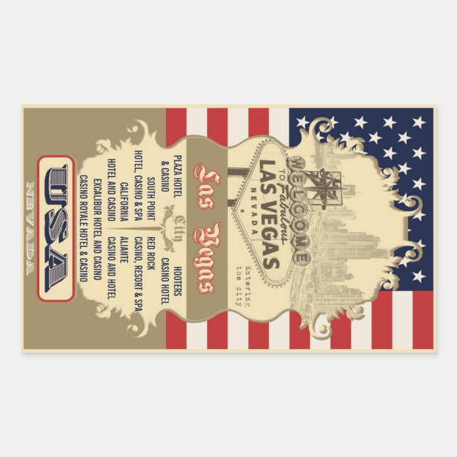 sticker Las Vegas (Devant)