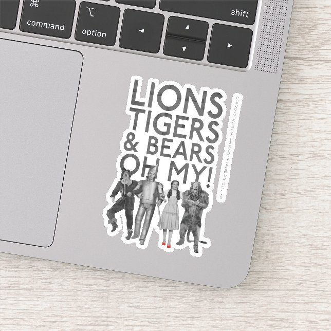 Sticker L'Assistant D'Oz™ | Lions Tigers & Ours Oh My! (Détail)