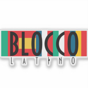 STICKER LATINO BLOCCO