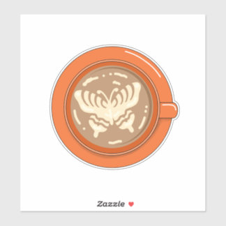 Sticker Latte Papillon