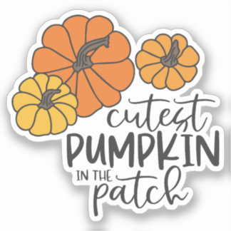 Sticker L'Automne, Cutest Pumkin