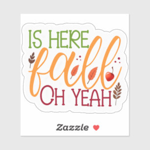 Sticker L'automne est ici