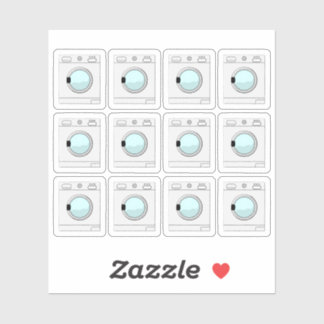 Sticker Lave-linge Lave-linge Nettoyage des tâches Planifi