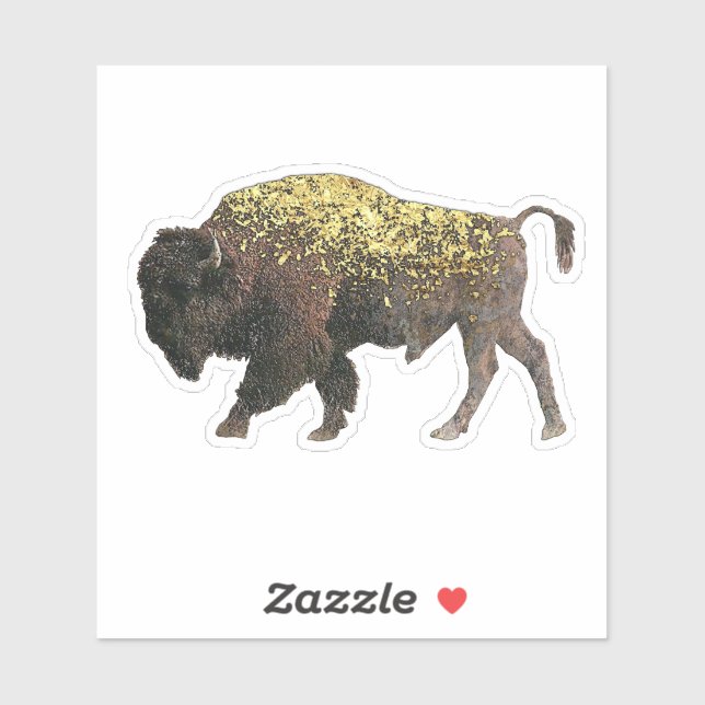Sticker Le Bison Sacré (Feuille)