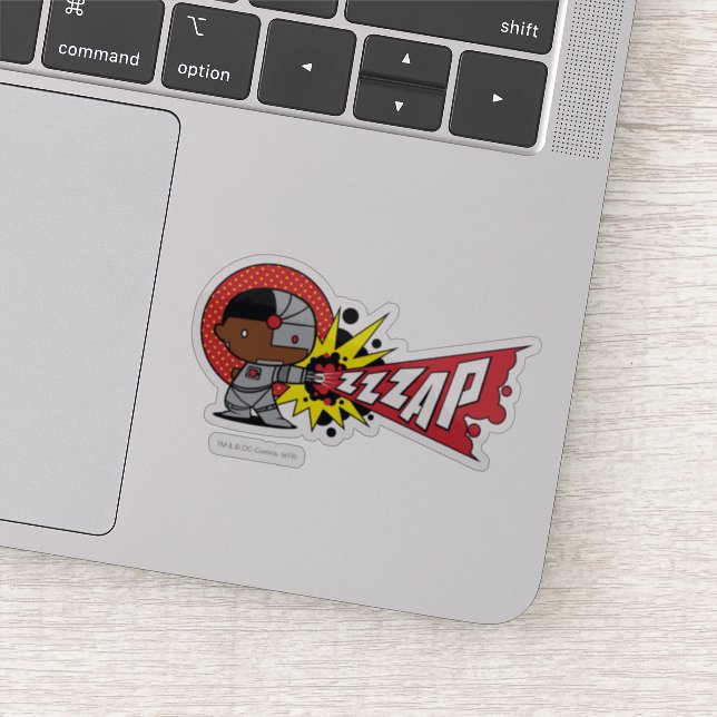 Sticker Le canon Cybernétique de Chibi Cyborg (Détail)