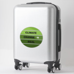 Sticker Le changement climatique est une réelle prise de c
