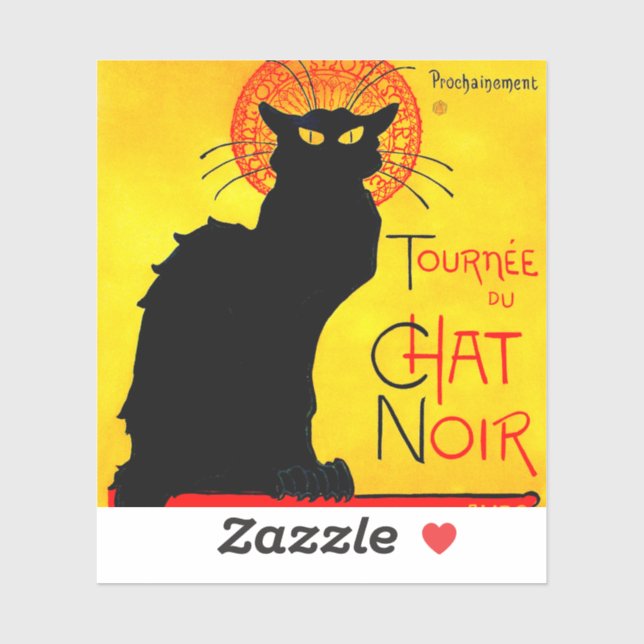 Sticker Le Conversation Noir Vintage (Feuille)