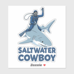 Sticker Le Cowboy d'eau salée