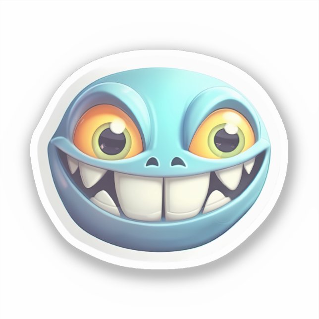 Sticker Le délice du vampire : Halloween Ghoul Emojis (Recto)