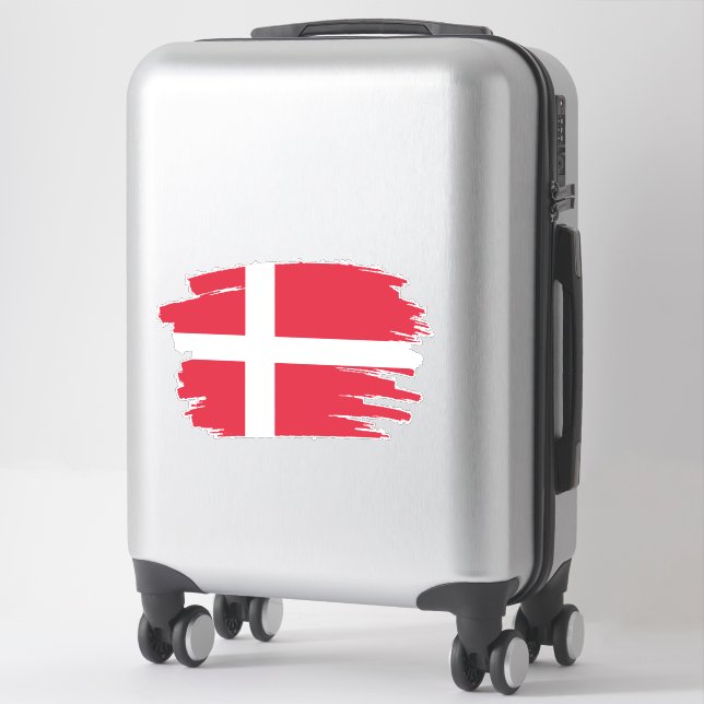 Sticker Le drapeau danois (Sur valise)