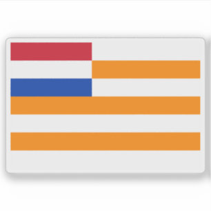 Sticker Le drapeau de l'État libre d'Orange, Rép. d'Afriqu