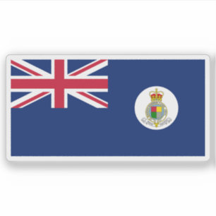 Sticker Le drapeau des îles britanniques du Vent, colonie