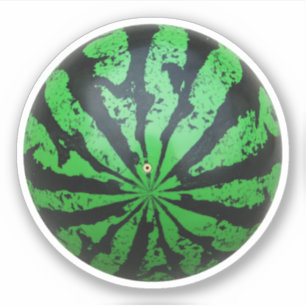 Sticker Le football/ballon de football de pastèque