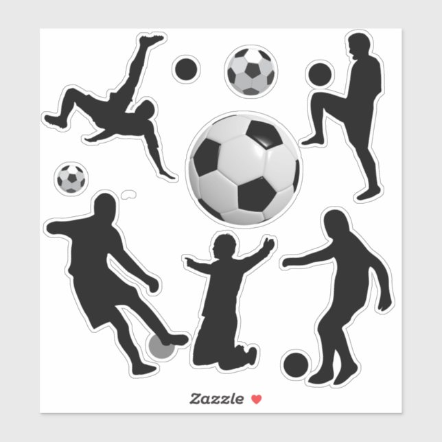 Sticker le football est tout (Feuille)