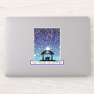 Sticker Le frisson de HOPE chute étoiles nativité