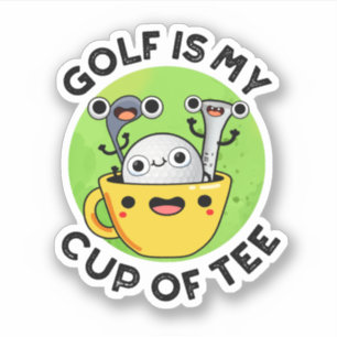 Sticker Le Golf Est Ma Coupe Du Funny Golf Pun
