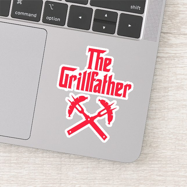 Sticker Le Grillfather Aux Chiens Chauds (Détail)