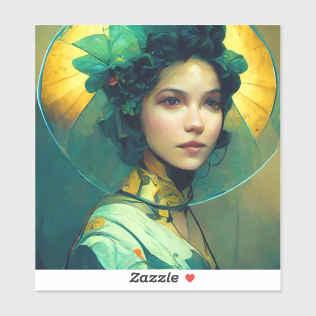 Sticker Le Imaginaire-tête Sci-Fi (Feuille)