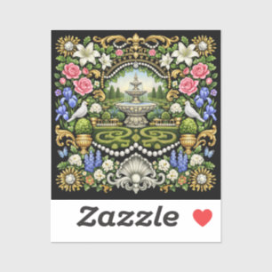 Sticker Le jardin inspiré du Roi Soleil de Versailles 