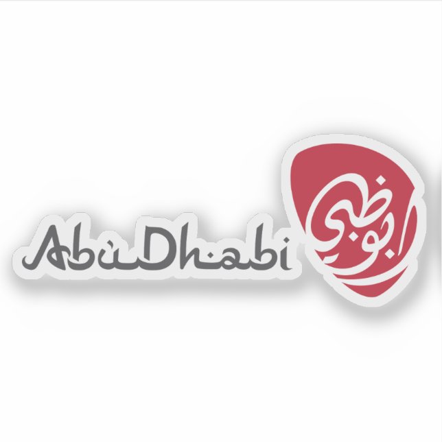 Sticker Le logo d'Abu Dhabi (Devant)