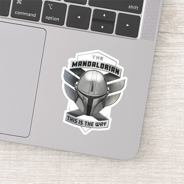 Sticker Le Mandalorian | C'Est La Façon Dont L'Insigne Cas (Détail)