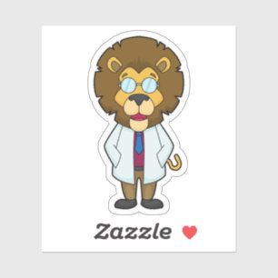 Sticker Le manteau du docteur Lion