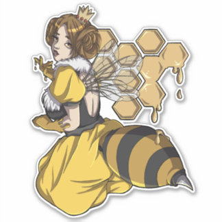 Sticker Le miel de la reine Bee