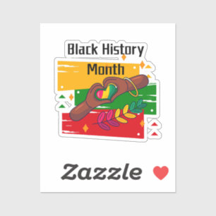 Sticker Le Mois de l'histoire des Noirs célèbre la montée 