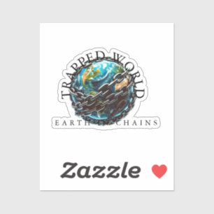 Sticker Le monde piégé