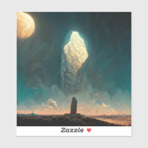 Sticker Le Monolithe 3 Imaginaire Sci-Fi