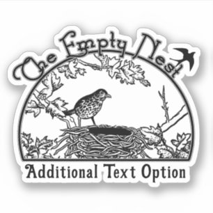 Sticker Le nid vide