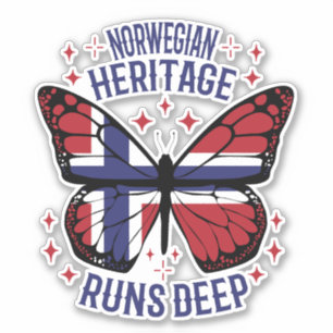 STICKER LE PATRIMOINE NORVÉGIEN EST PROFOND